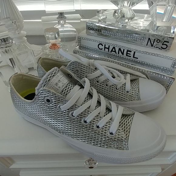 Converse Shoes - NWOB Rare/ Limited Edition Silver Chuck Taylor